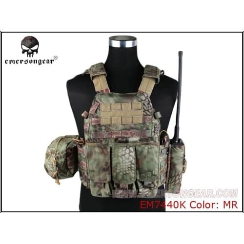 EMERSON GEAR LBT6094A Style Vest with Pouches Airsoft Painball Military Army Combat Gear EM7440K MR/HLD