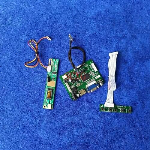 20 Pin LVDS LCD matrix controller driver board AV VGA HDMI-compatible 1CCFL Fit B141XG03/B141XN01/B141XN03/B141XN04 1024*768 Kit