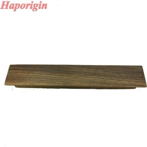 2x Wooden Kitchen Cabinet Drawer Handles Cupboard Knobs Closet Cabinet Kids Furniture Wardrobe Shoes Box Black Walnut Pull 128mm