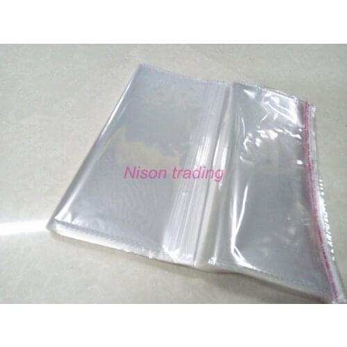 35*45cm,100pcs/Lot - Big Self Adhesive Seal OPP bag - All clear poly bags, Glue strip sealed Plastic pouch gift / Cloth packing