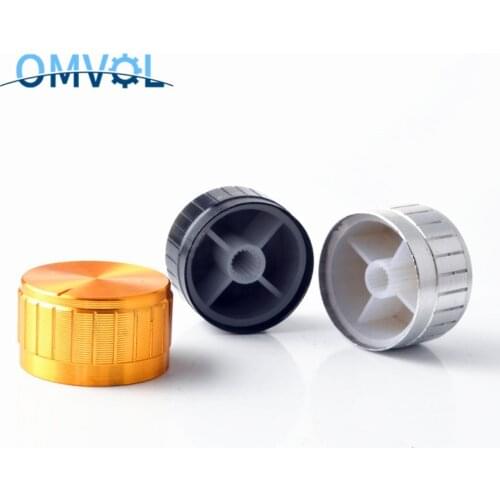 6MM Aluminum Shell Knob Volume Knob Potentiometer Knob 30MM* 17MM