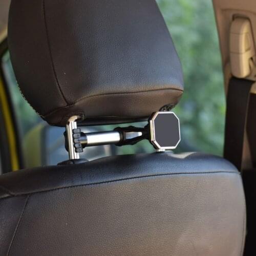 Car Headrest Mount Holder Back Seat Headrest Magnetic Holder Mount Mobile Phone Tablet For iPhone X 8 Universal Drop Shipping