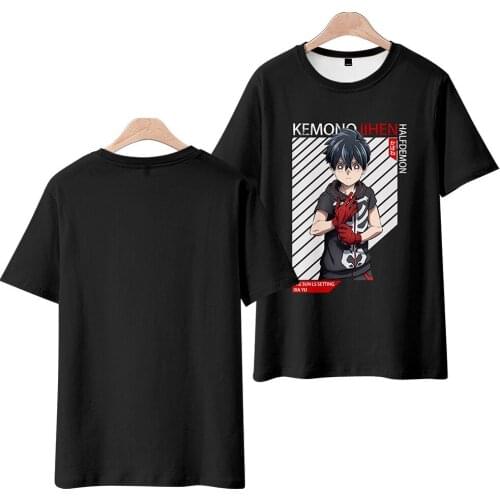 Anime Kemono Jihen Kon 3D Print T-shirt Men Women T Shirt Cosplay Casual O-Neck Short Sleeve Streetwear Shirts Tshirt Tee Top