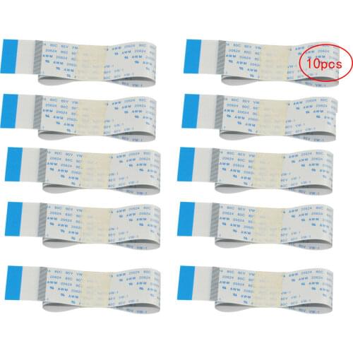 200mm 32Pin 0.8mm Pitch FFC FPC Flexible Flat Cable Same Side AWM 20624 80C 60V