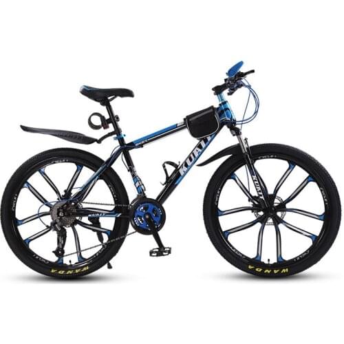 Mountain Bike 10-Blade One Wheel Shock Absorber Boys And Girls Adult Mountain Bike