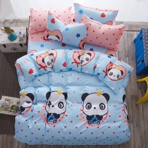 New Duvet Cover Set 3/ 4pcs Bed Set AB Side Bedding Set Bird Flat Sheet Flower Bedclothes Pinealppe Home Bedding Bed Linen