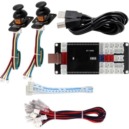 Arcade Game Controller Encoder Zero Delay Gamepad Button Joystick Controller for PC Retropie Raspberry Pi