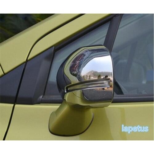 Lapetus For Suzuki Sx4 S-cross 2014 2015 2016 With LED Style Model Hole Chrome Rearview Mirror Decoration Stickers Cover Trim