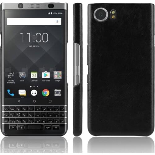 Fashion Litchi Skin PU Leather Hard Back Cover Case For BlackBerry Keyone BBB100-1 BBB100-2 BBB100-3 BBB100-4 BBB100-6 Phone Bag