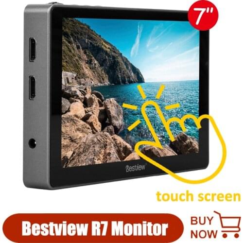 BestView R7 Touch Screen Monitor 7inch IPS 1920*1200 4K HDMI On Camera Field DSLR Monitor for Canon Nikon & Stabilizer