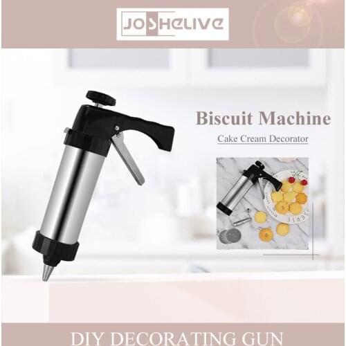 Cookie Maker Household Stainless Steel Biscuit Maker Cookie Gun Machine Cookie Making Cake Decoration Baking Kitchen Accessories