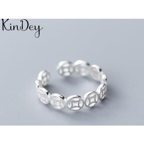 Luxury Brand Coin Rings For Women Wedding Engagement Charm Knuckle Rings Men Vintage Jewelry Romantic Party Gift