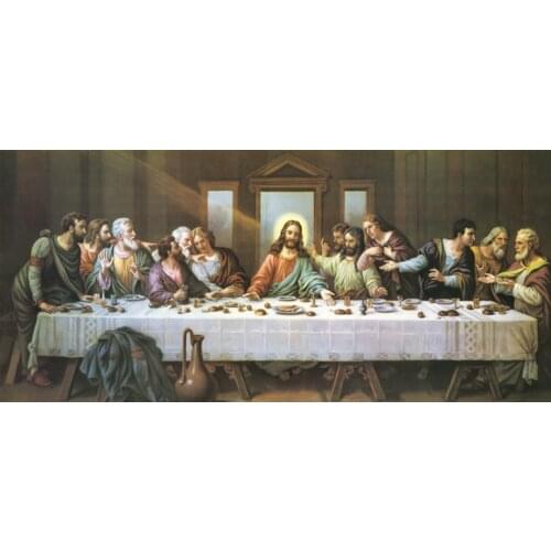 Special offer # Christian Jesus art -The Last Supper CANVAS PRINT OIL painting --TOP art work painting on canvas # 100CM large