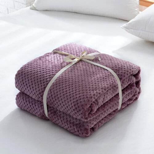 Super Soft Blanket Flannel Bedspread Mesh Portable Car Travel Cover Blankets Quilt Coral Fleece Furry Pet Child Blanket Bedding