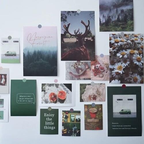 Vintage inspirational Poster Stickers Nordic Art Painting Picture For Living Room Home Wall Paper Sticker Decoration