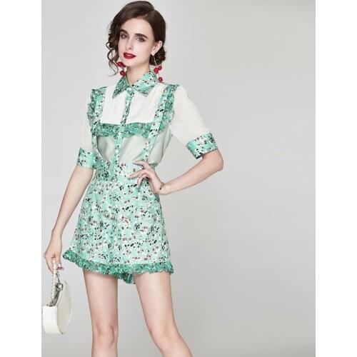 2021 New Women Dresses Office Lady A-LINE Diamonds Knee-Length Women Dress Turn-down Collar Vintage Elegant Women Summer Dresses