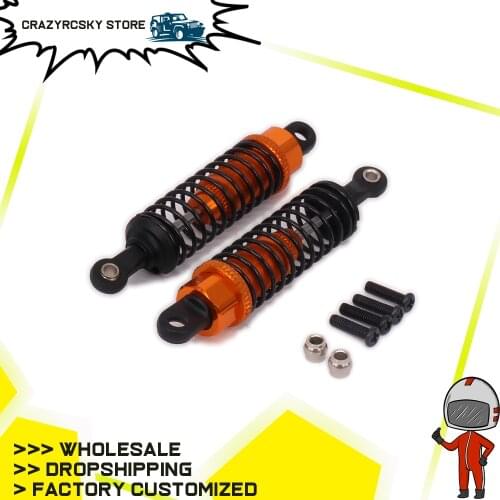 70mm Long Front Shock Absorber Damper Oil Filled Type For Rc Car 1/12 Wltoys L959 L969 L979 L202 L212 L222 K959 Adjustable