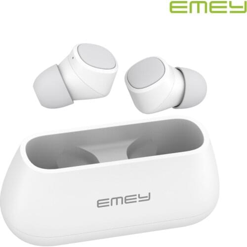 EMEY T1 TWS Wireless Bluetooth Headphones 3D Stereo Earphones with Dual Microphone