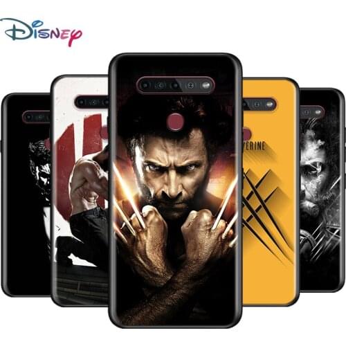 Black Soft Wolverine Marvel For LG K92 K62 K52 K42 K31 K22 K71 K61 K51S K41S K30 K20 G8 G8S G8X ThinQ Phone Case