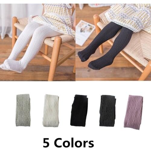 Baby Girl Tights Autumn Winter Cotton Leggings for Girls Kids Clothes Candy Color Pantyhose Elastic Stocking for Girls