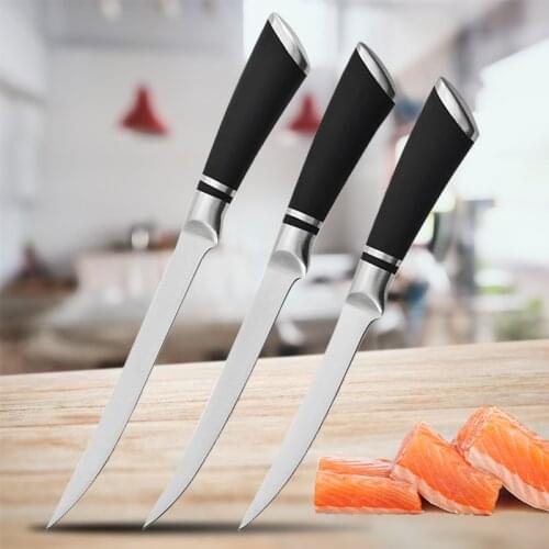 6" 7" 8" Stainless Steel Knife for Meat Bone Fish Fruit Vegetables Kitchen Knife Boning Chef Knife Salmon Sushi Filleting Knife