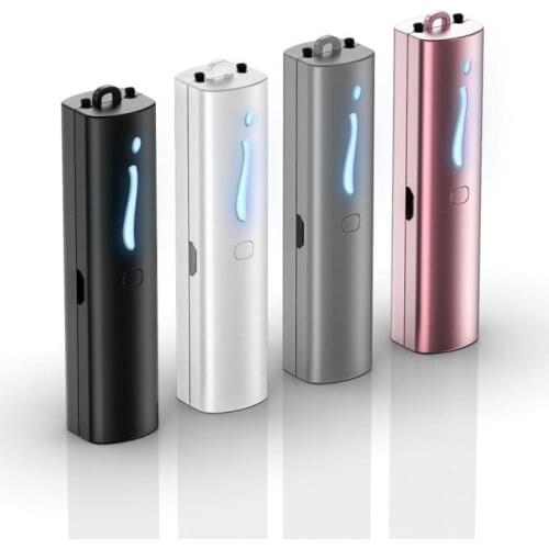 Wearable Air Purifier Portable Anion Oxygen Bar Mute Deodorant Fresh Portable Moist Metal Case Black Gray Red White Safety