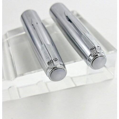 Vacuum Fountain Pen Ink Pen 0.5F Iridium Pen Signature Business Piston Transparent Pen Office Pen Supplies School Stationer L9O1