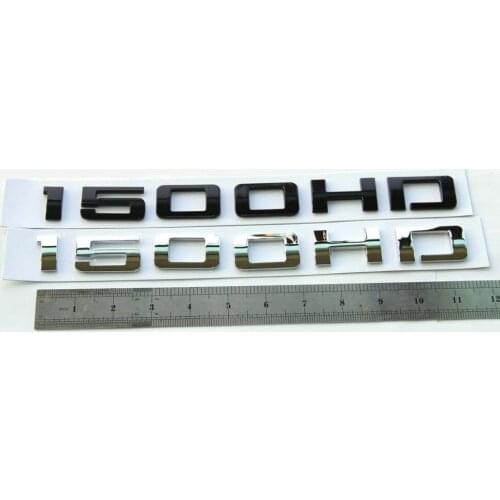 Silverado Sierra Black Front Door 1500HD Nameplate EMBLEM Badge 1500HD FU