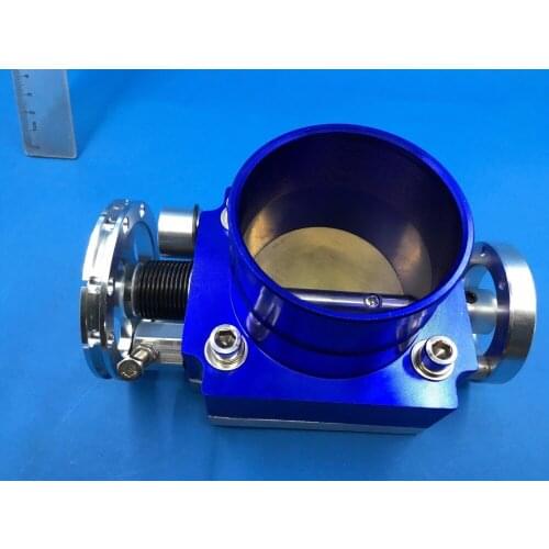 Sherryberg BLUE BILLET 70mm THROTTLE BODY INTAKE MANIFOLD BILLET ALUMINUM HIGH FLOW RACING