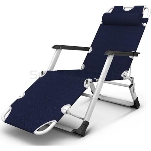 Folding reclining chair, nap chair, back chair, home lazy reclining chair, super portable, lying and sleeping