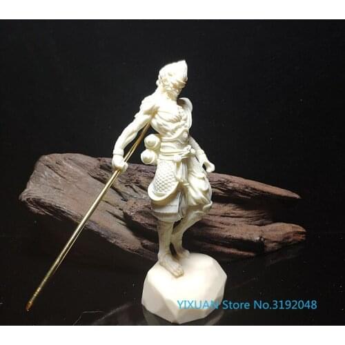 Marfil y Qitian de frutas el gran rey del mono Salvia Decora los adornos del hogar hell fire tallando artesanías