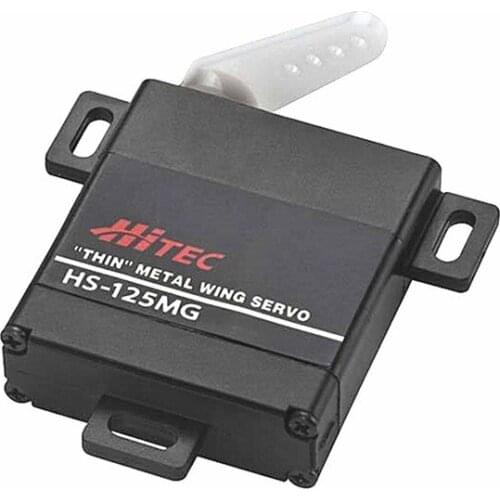 HiTec HS-125MG Thin High Torque Metal Gear Simulation Servo Glider Wing Thin Servo For All Aircraft Wings Rc Planes Accessories