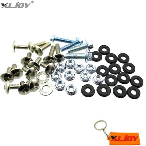 XLJOY Chinese Pit Dirt Bike KLX110 Fairing Screw Set Pitbike Plastic Panel Bolts