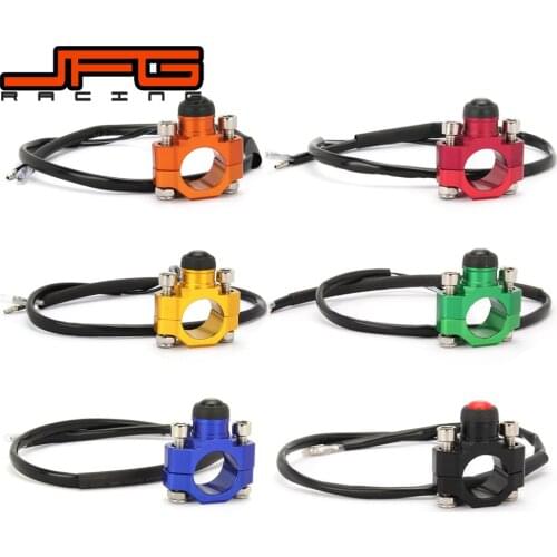 BILLET CNC UNIVERSAL ENGINE STOP START KILL SWITCH BUTTON HOLD Rotating Bar Clamp For KTM EXC XC SX YZ YZF WR CR XR KLX KX RMZ