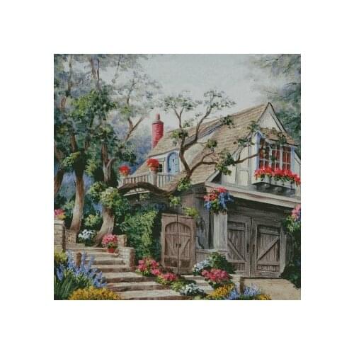 ZZ637Home Fun Cross Stitch Kit Package Greeting Needlework Counted Kits New Style Joy Sunday Kits Embroidery