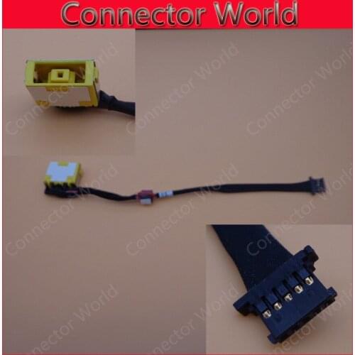 1-20pcs/lot New Laptop DC Power Jack with cable for LENOVO YOGA 2 -13 SERIES DC Jack with cable ZIVY0 micro usb connector socket