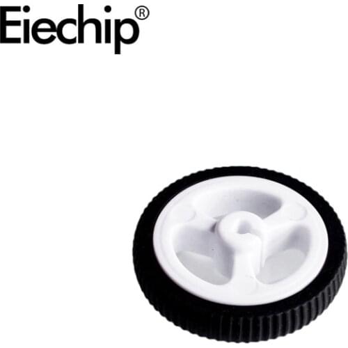 1PCS N20 Motor D Shaft Tire Robot,D-hole Rubber Wheel,ZJ327 3PI wheels DIY Toys Parts