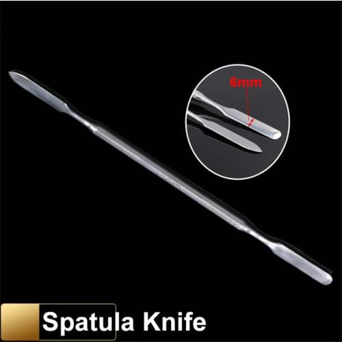 1pc Dental Cement Powder Spatula Knife Stainless Steel Mixing Sculpting Knife Carving Knifes Dentist Instrument Tool