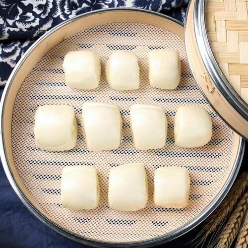 26 cm / 36 cm Round Non-Stick Silicone Steamer Pad Dim Paper Steamers Cooking Home Sum Too Restaurant Mat Kitchen White H0U4