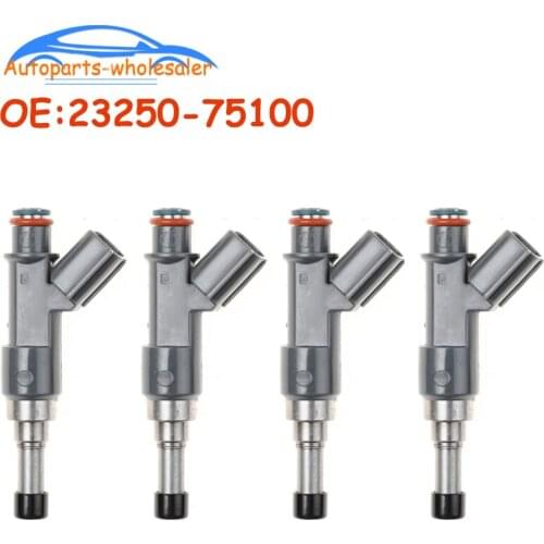 4 Pcs/lot Car 23250-75100 2325075100 For Toyota 10-12 4Runner 05-14 Tacoma 2.7L L4 Fuel Injector Nozzle 23209-09045 23250-79155