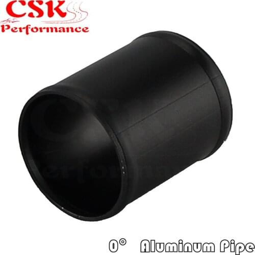 60mm 2.36" Inch Aluminum Hose Adapter Tube Joiner intercooler Pipe piping Coupler Connector Black