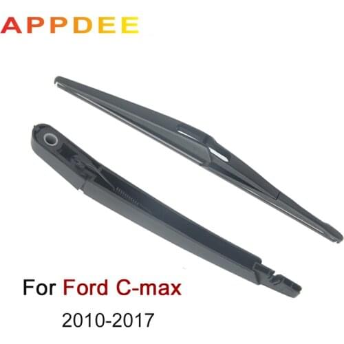 APPDEE Wiper 12" Rear Wiper Blade & Arm Set Kit For Ford C-max 2010-2017 Windshield Windscreen Rear Window
