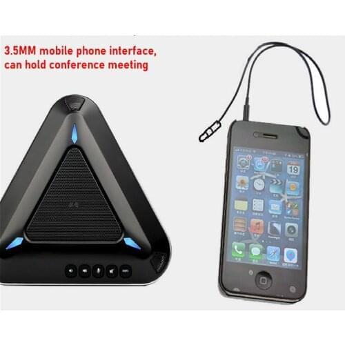 Audio interface of mobile phone USB omnidirectional Speakerphone for meeting room