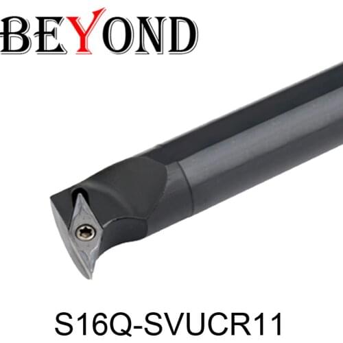 BEYOND S16Q-SVUCR11 16mm lathe tool Internal Turning Tool holder S16Q SVUCL11 SVUCR machine carbide insert VCMT cnc boring bar
