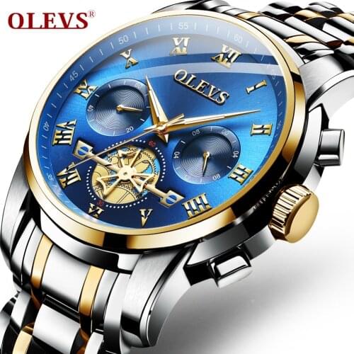 OLEVS Mens Watch Casual Sport Watches For Men Brand Luxury Military Business Chronograph Quartz Wristwatch relogio masculino