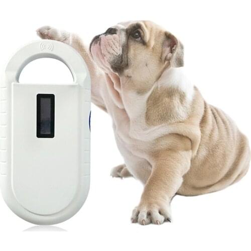 FDX-B LF Handheld Dog Reader RFID Glass Tag Scanner Device for Animal Microchip Pet Chips Applicator Implanter Identification
