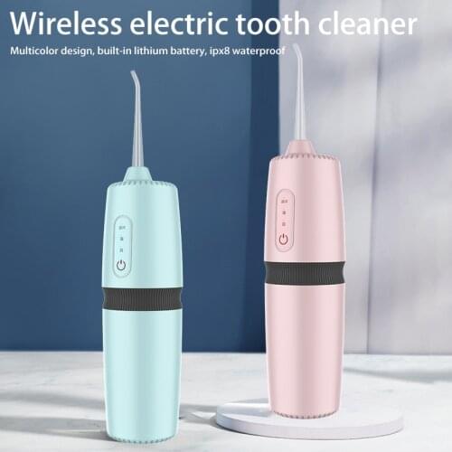 Irrigador Bucal Portable Oral Irrigator Dental USB Rechargeable Water Flosser Dental Calculus Waterproof Tooth Cleaner