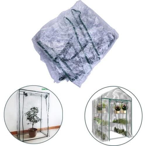 PVC Garden Plant Cover Transparent Greenhouse Cover 3 Tier Growhouse Cover Keep Warm Shed Iron Frame Is Not Included Nursery