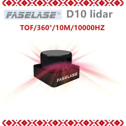 FASELASE Bee eyes 360 degree 10 m TOF lidar sensor navigation and obstacle avoidance SLAM mapping for commercial mobile robots