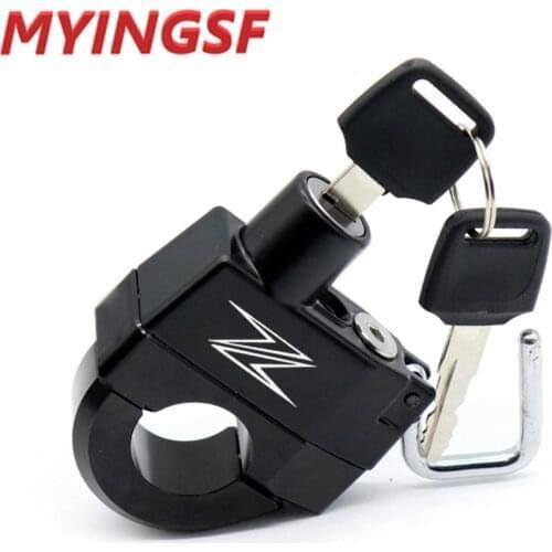 Motorcycle Accessories Anti-theft Helmet Lock Security For Kawasaki Z125 Z250 Z300 Z400 Z650 Z800 Z900 Z900RS Z1000 Z1000SX
